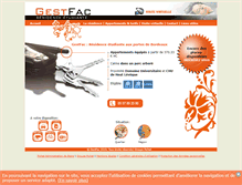 Tablet Screenshot of gestfac.fr
